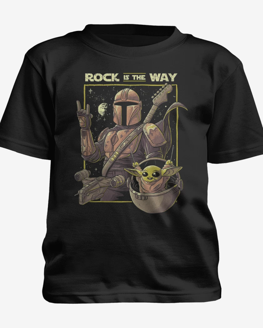 Polera de niño Negro de Mandalorian
