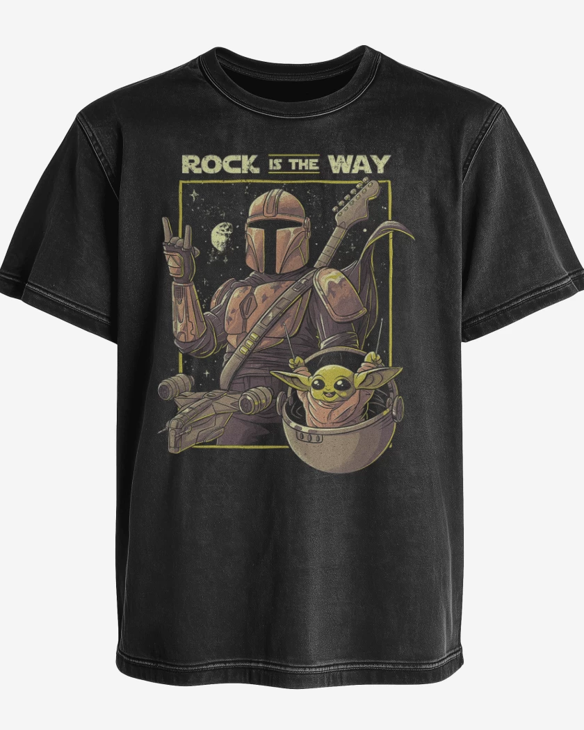Polera desgastada Mandalorian