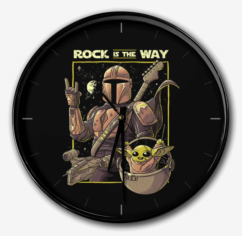 Reloj Negro de Mandalorian