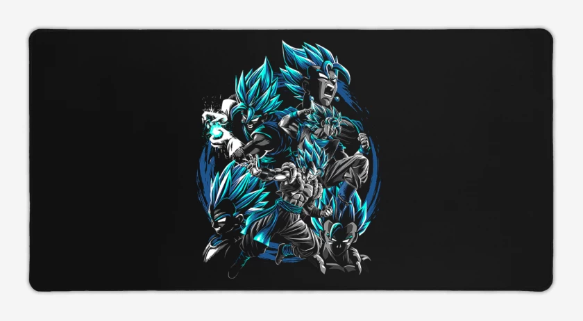 Mouse pad Gamer Negro de Vegitos