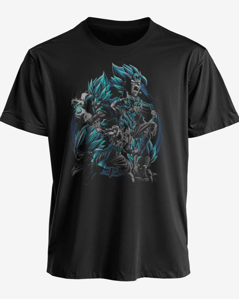 Polera Negro de Vegitos