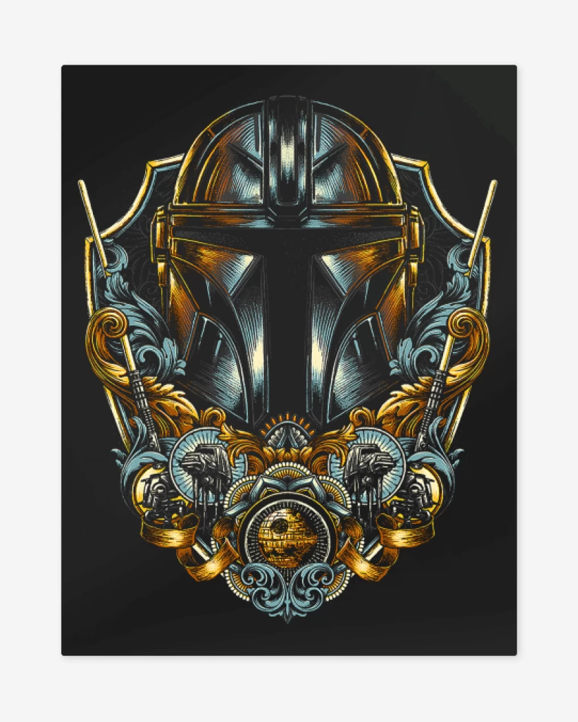 Print metalico Negro de Mando