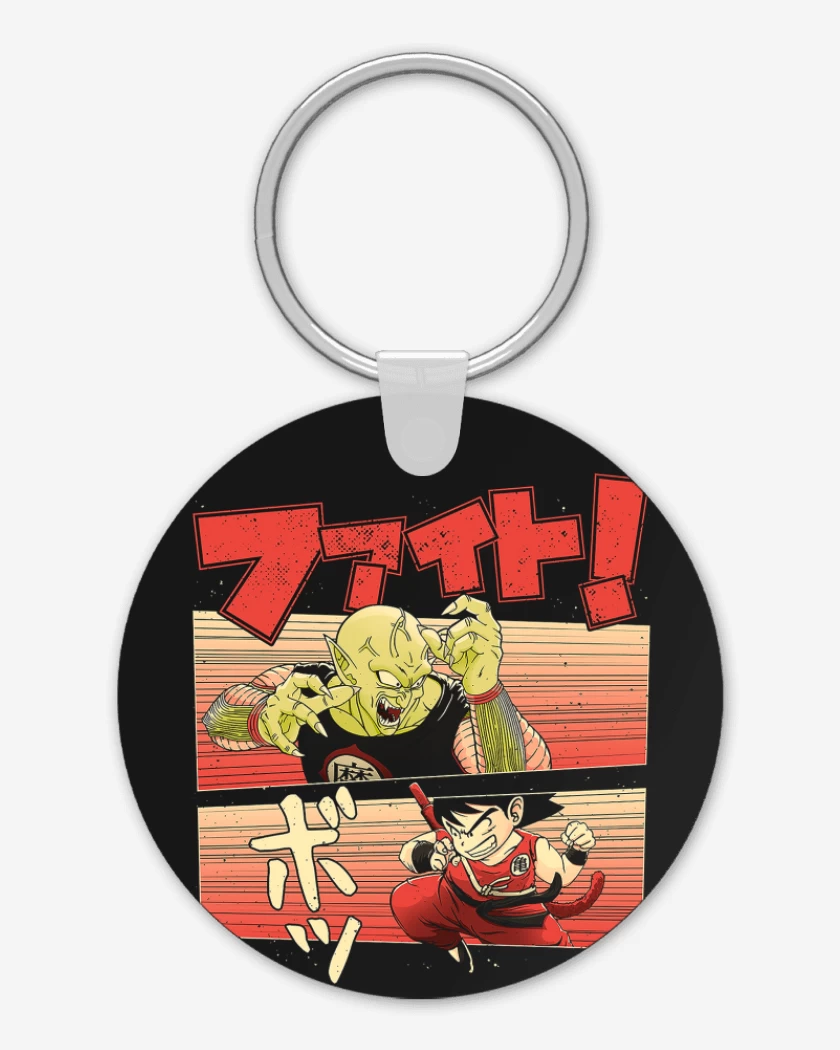 Llavero Negro de Goku vs Piccolo