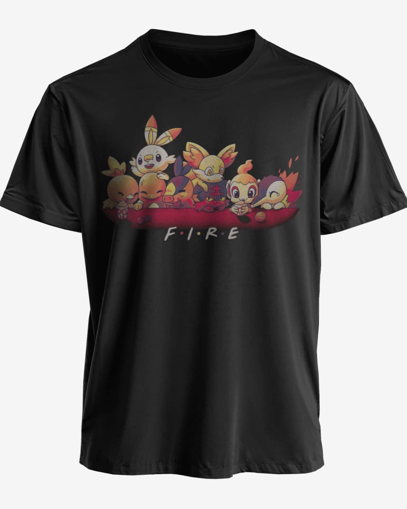 Polera Tipos Fuego