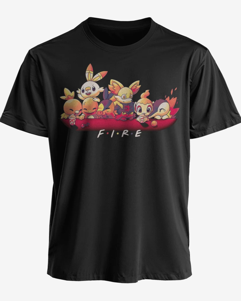 Polera premium Tipos Fuego