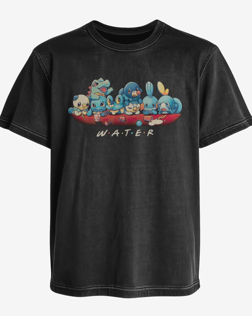 Polera desgastada Tipos Agua