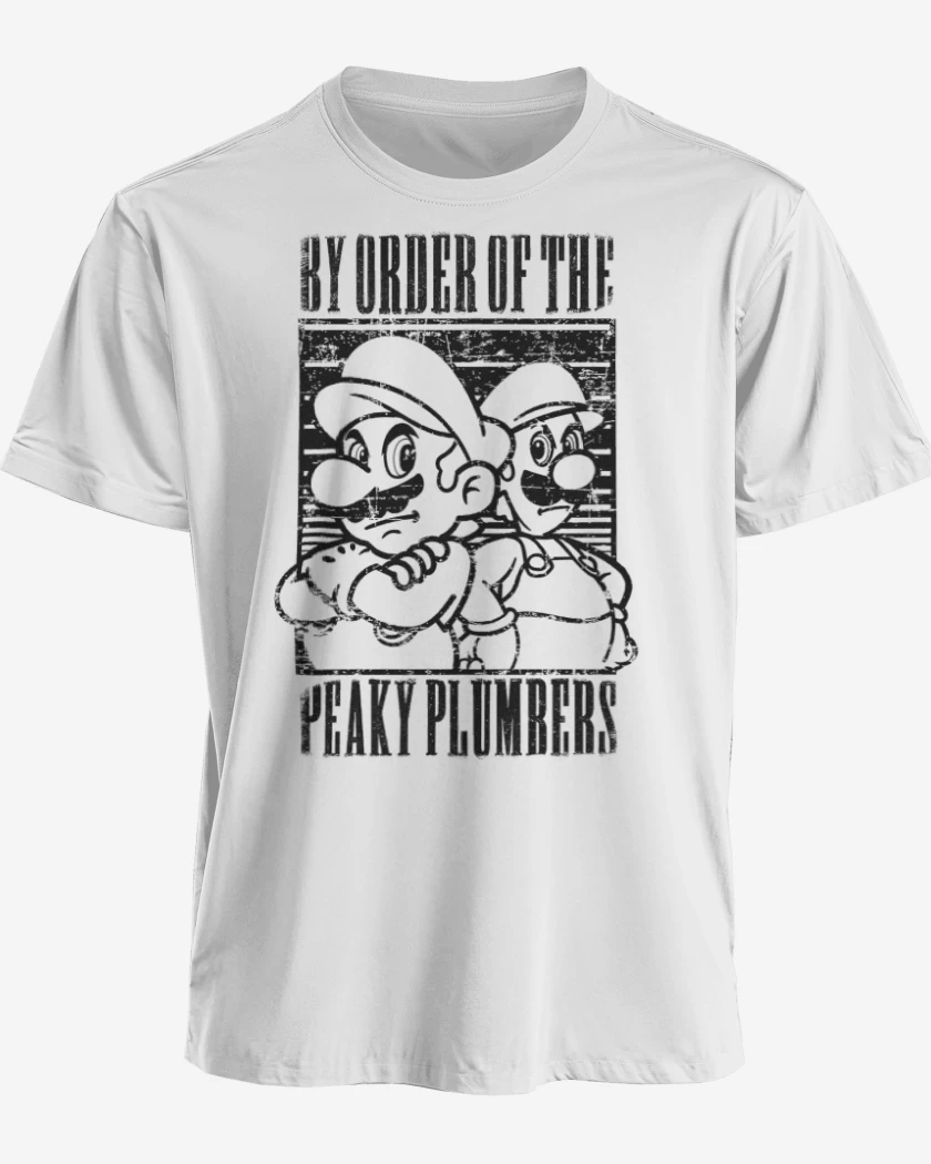 Polera premium Blanco de Brothers blinder