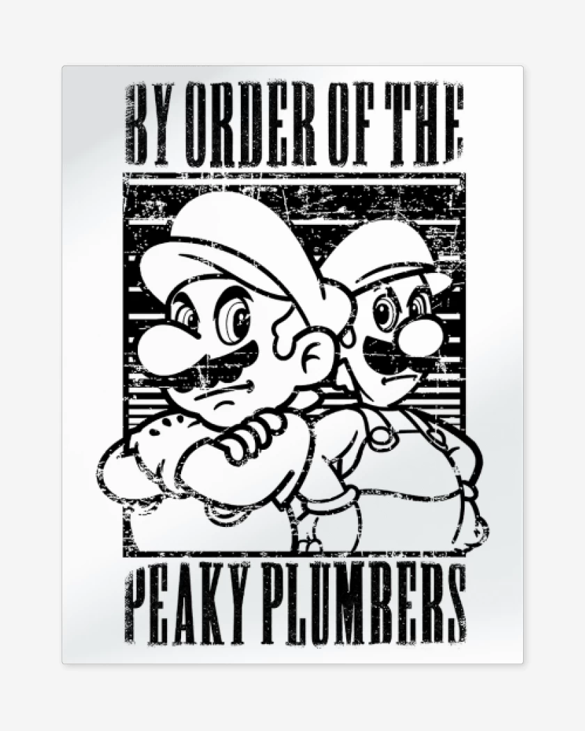 Print metalico Brothers blinder