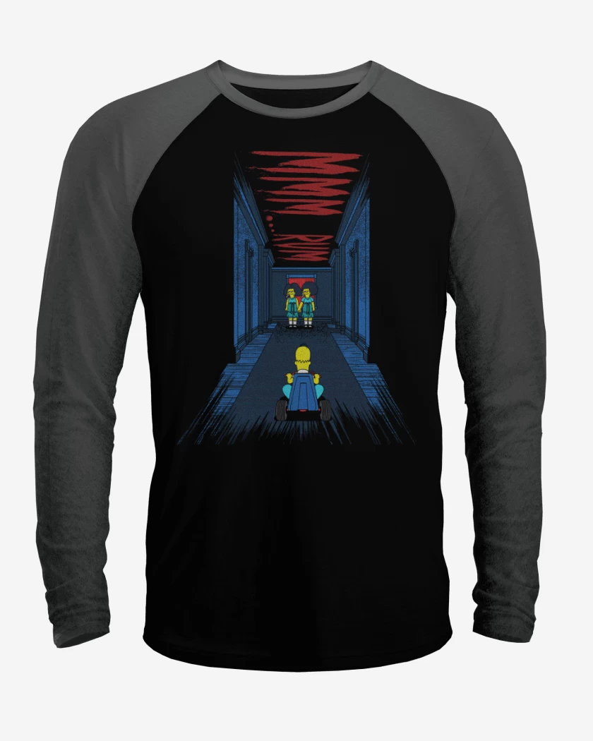 Polera Raglan El resplandor de homero