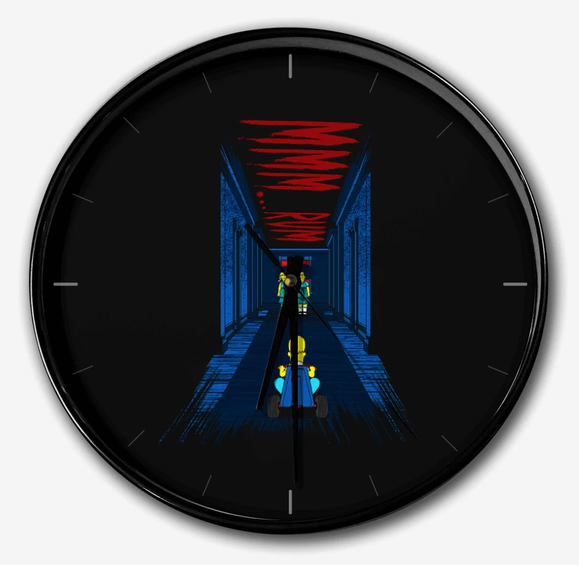 Reloj Negro de El resplandor de homero