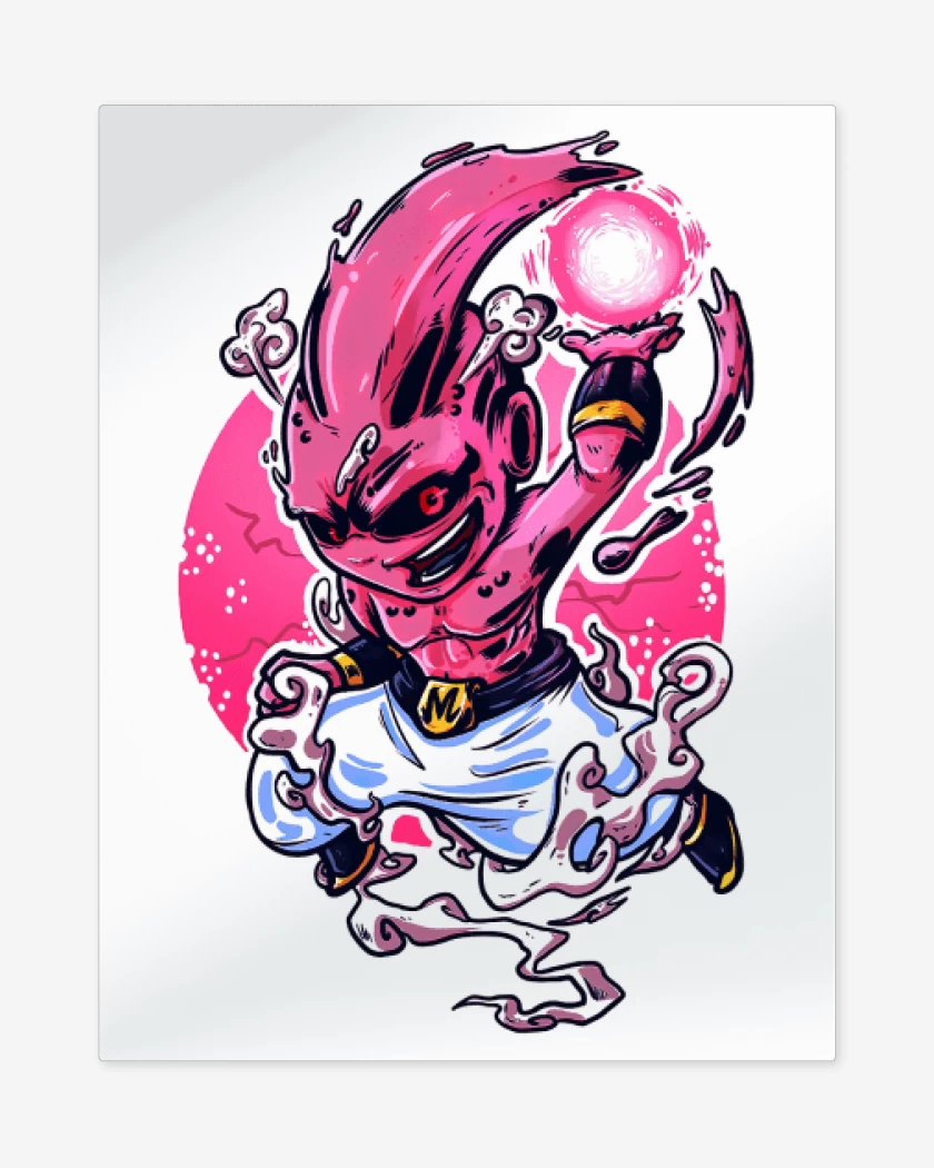 Print metalico Blanco de Kid buuu