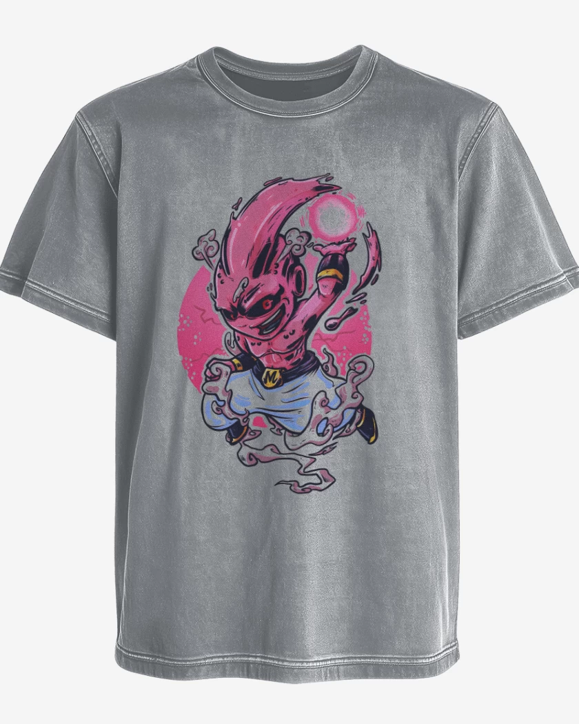 Polera desgastada Kid buuu