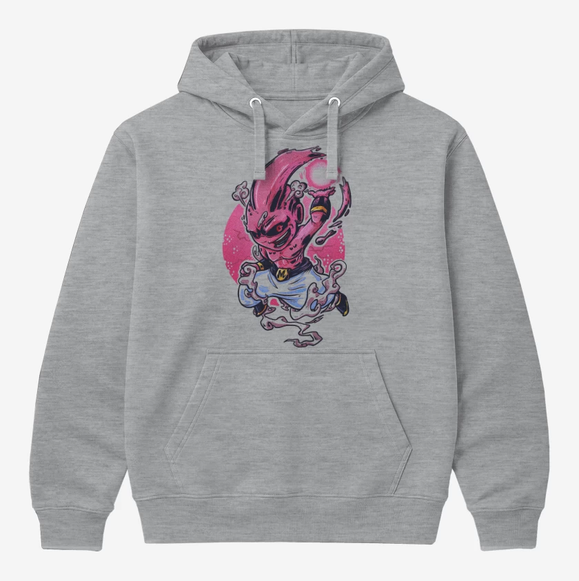 Polerón Canguro Gris Melange de Kid buuu