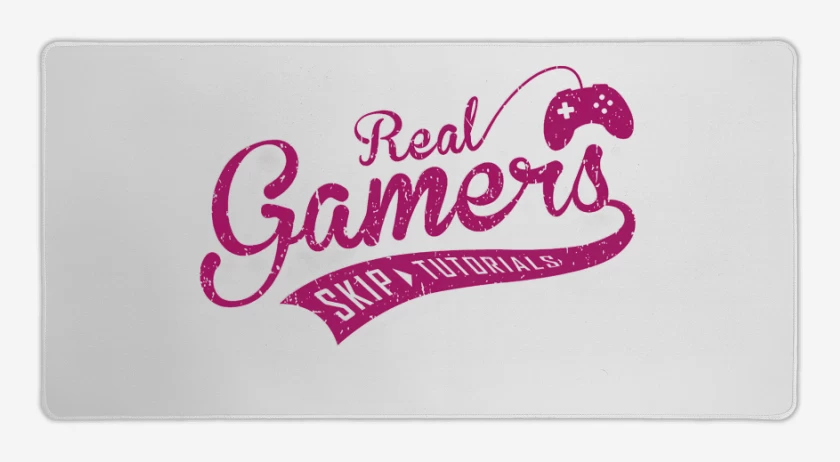 Mouse pad Gamer Blanco de Real gamer