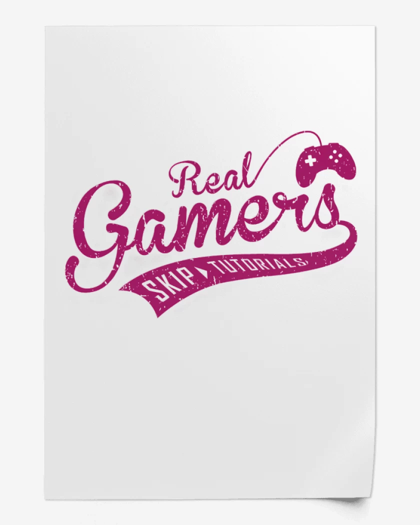 Print Blanco de Real gamer