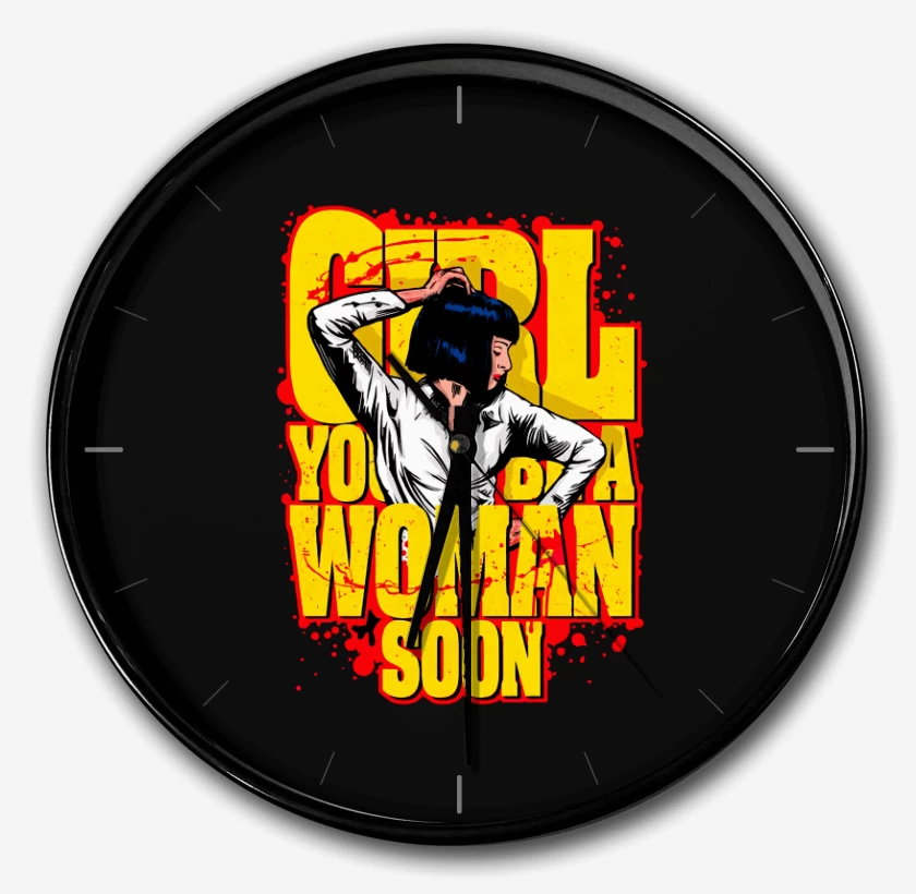 Reloj Negro de Girl youll be a woman soon