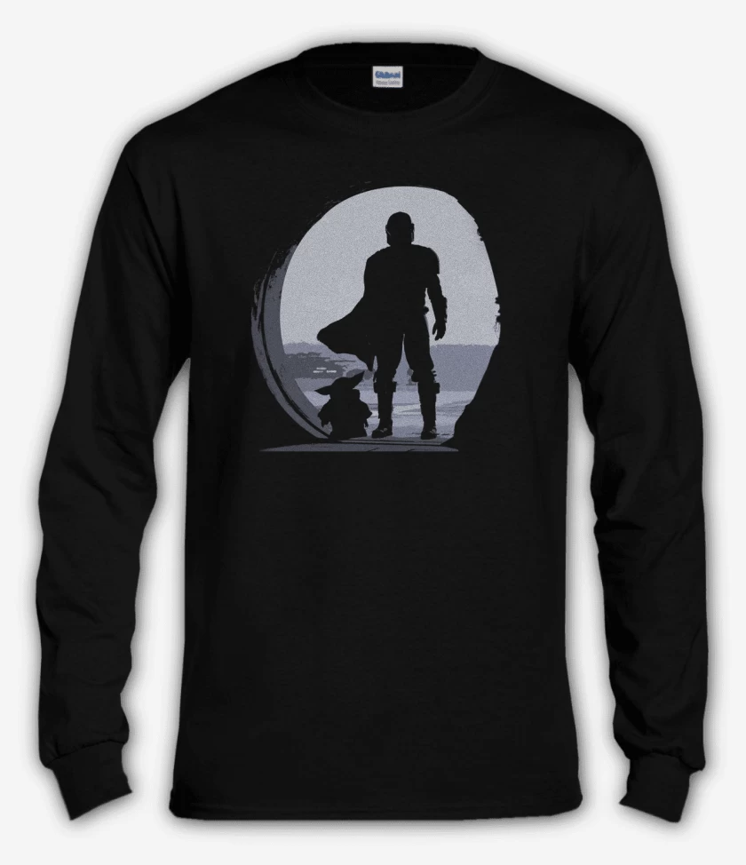 Polera manga larga Negro de El yodita