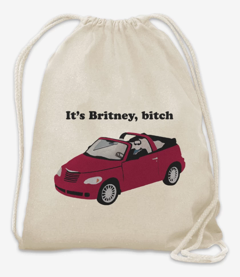 Mochila Blanco de Its Britney, bitch