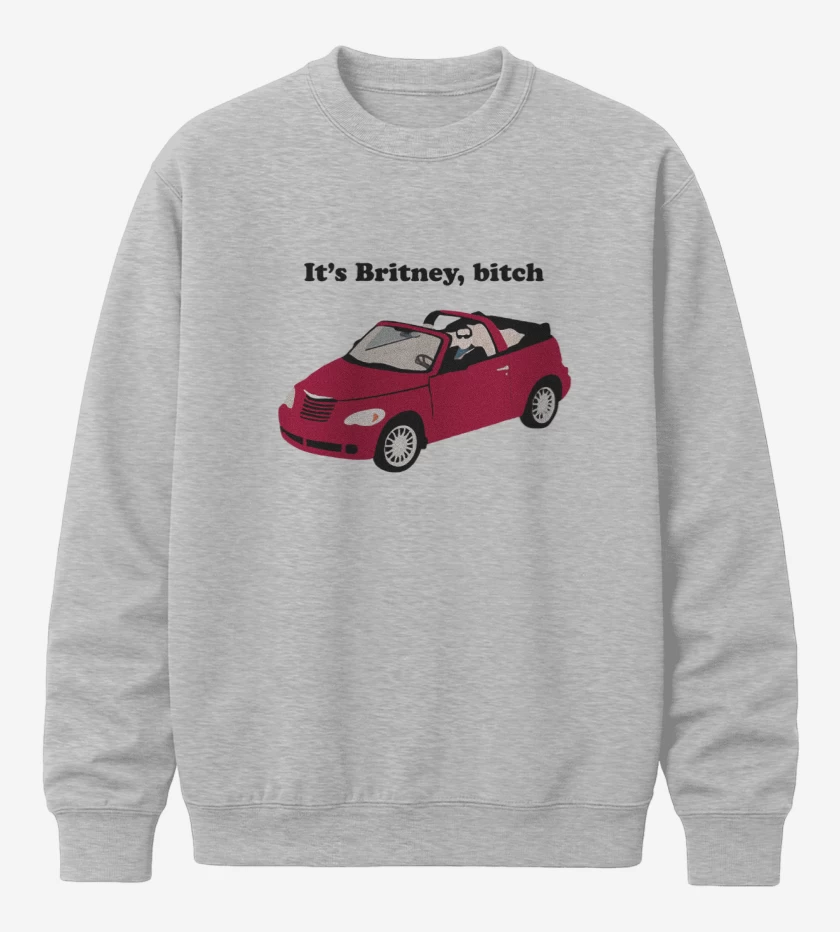 Poleron polo Gris Melange de Its Britney, bitch