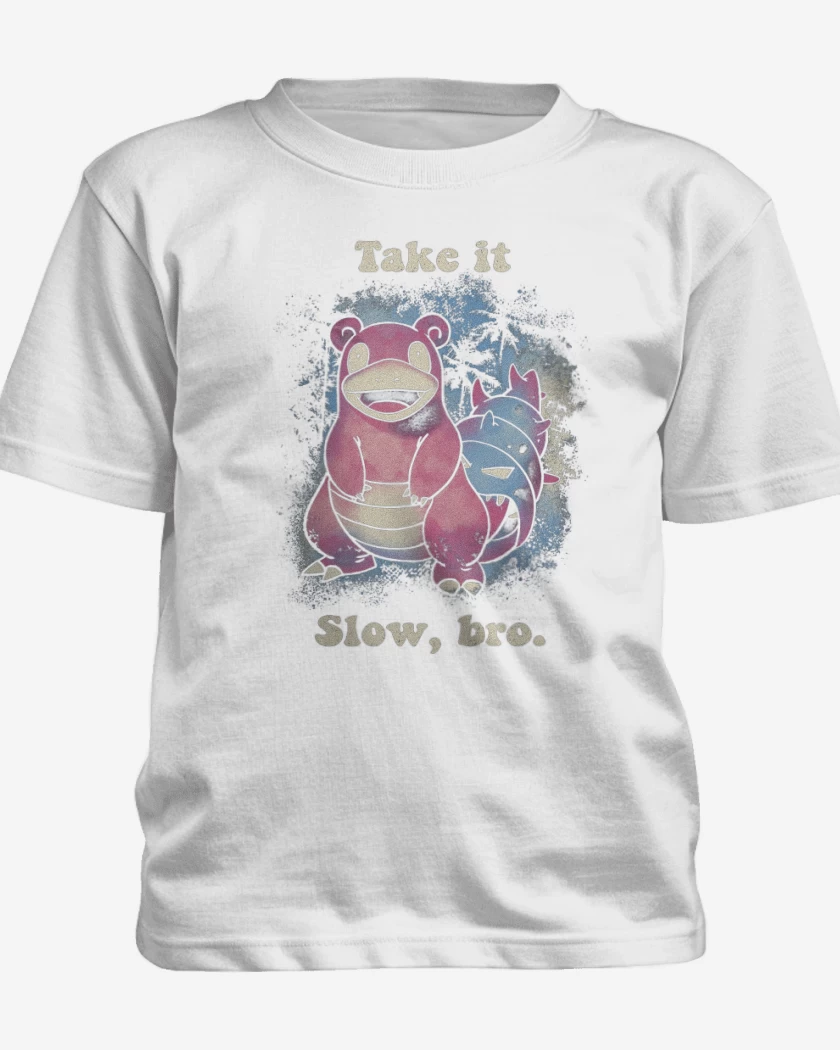 Polera de niño Blanco de Take it Slow, bro