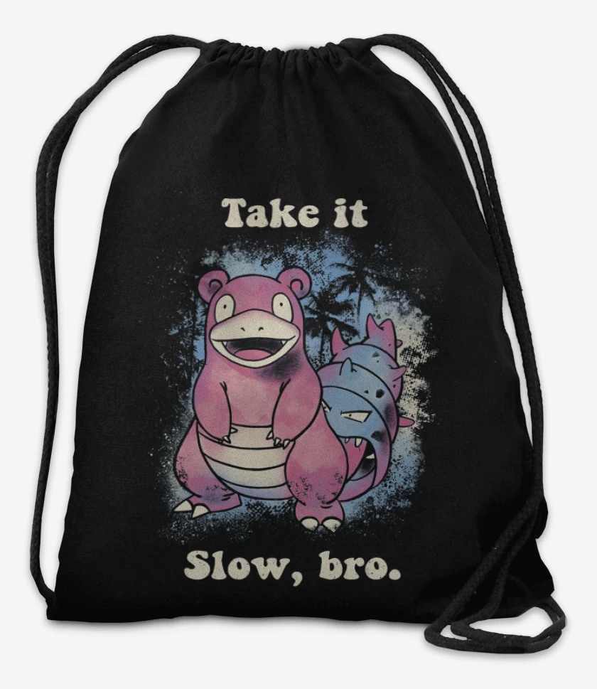 Mochila Negro de Take it Slow, bro