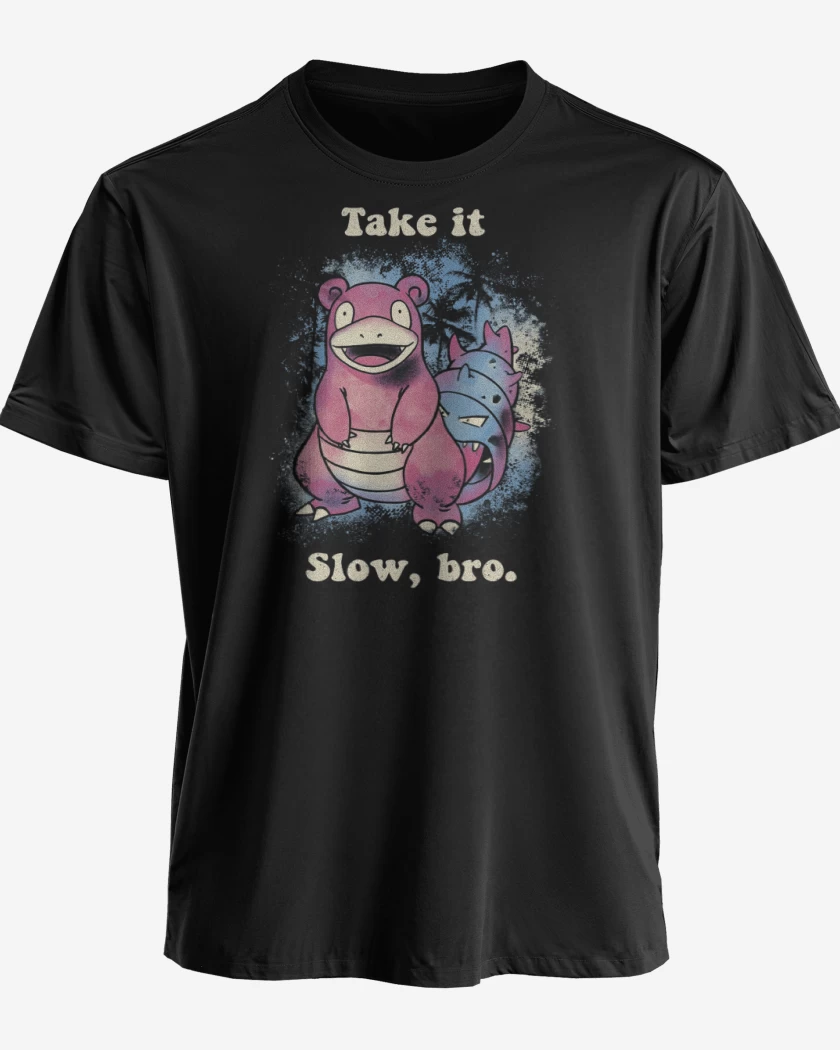 Polera premium Negro de Take it Slow, bro