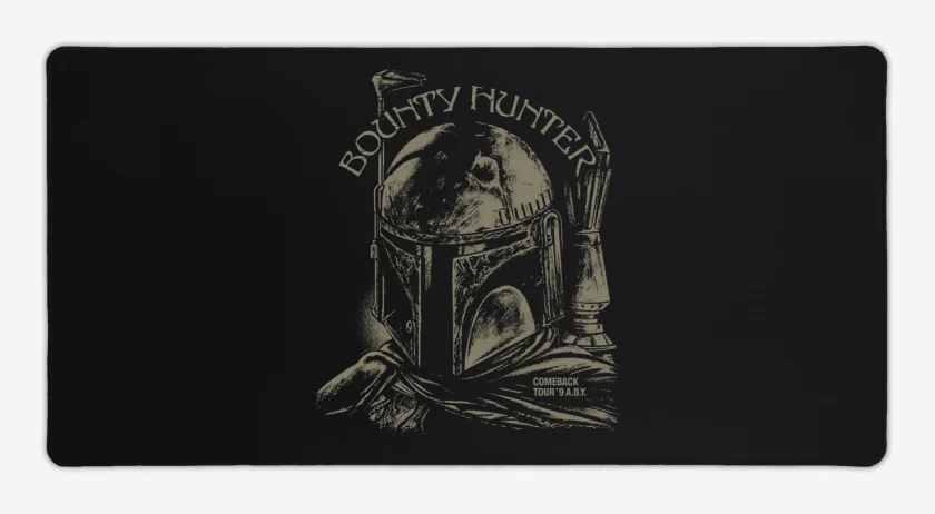 Mouse pad Gamer Negro de Bouty hunter Sabbath