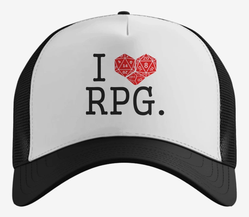 Gorro Blanco de I love rpg