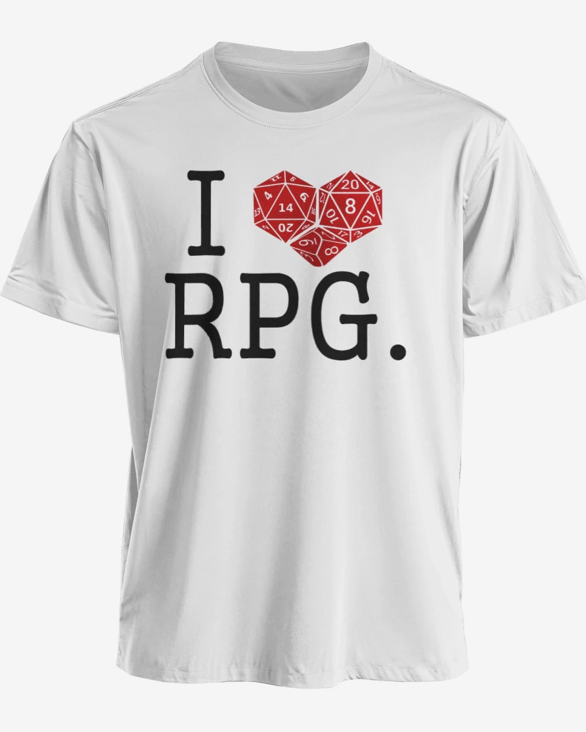 Polera I love rpg