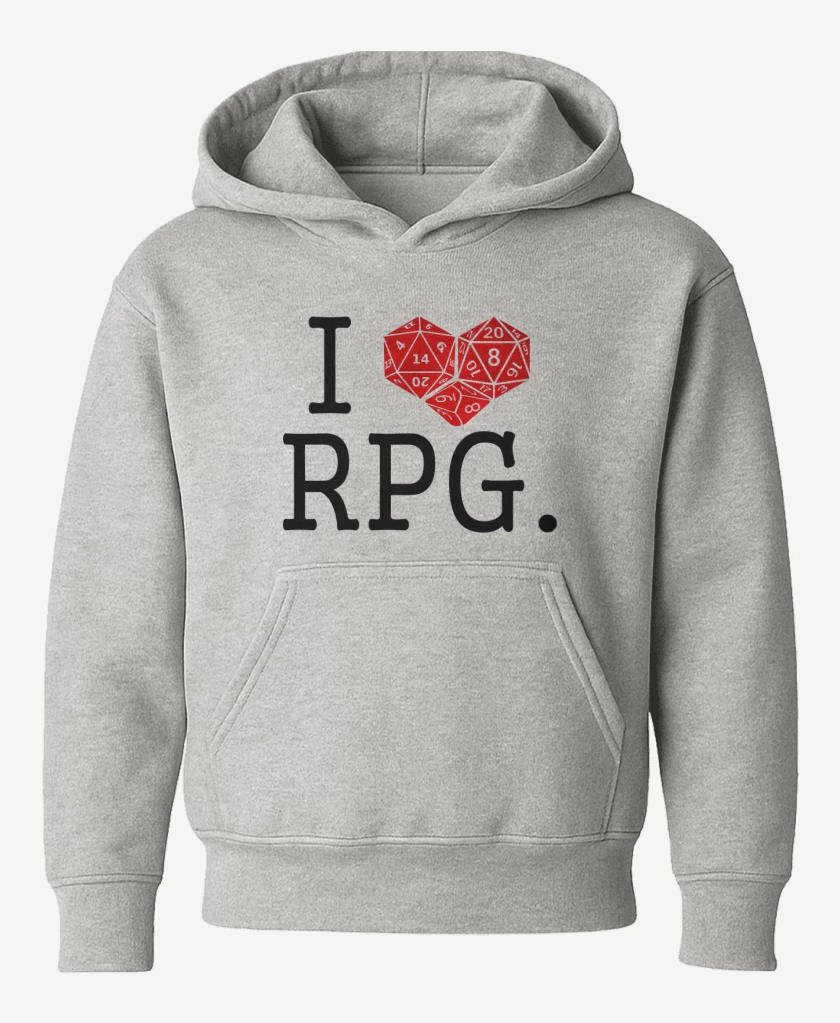 Poleron de niño Gris Melange de I love rpg