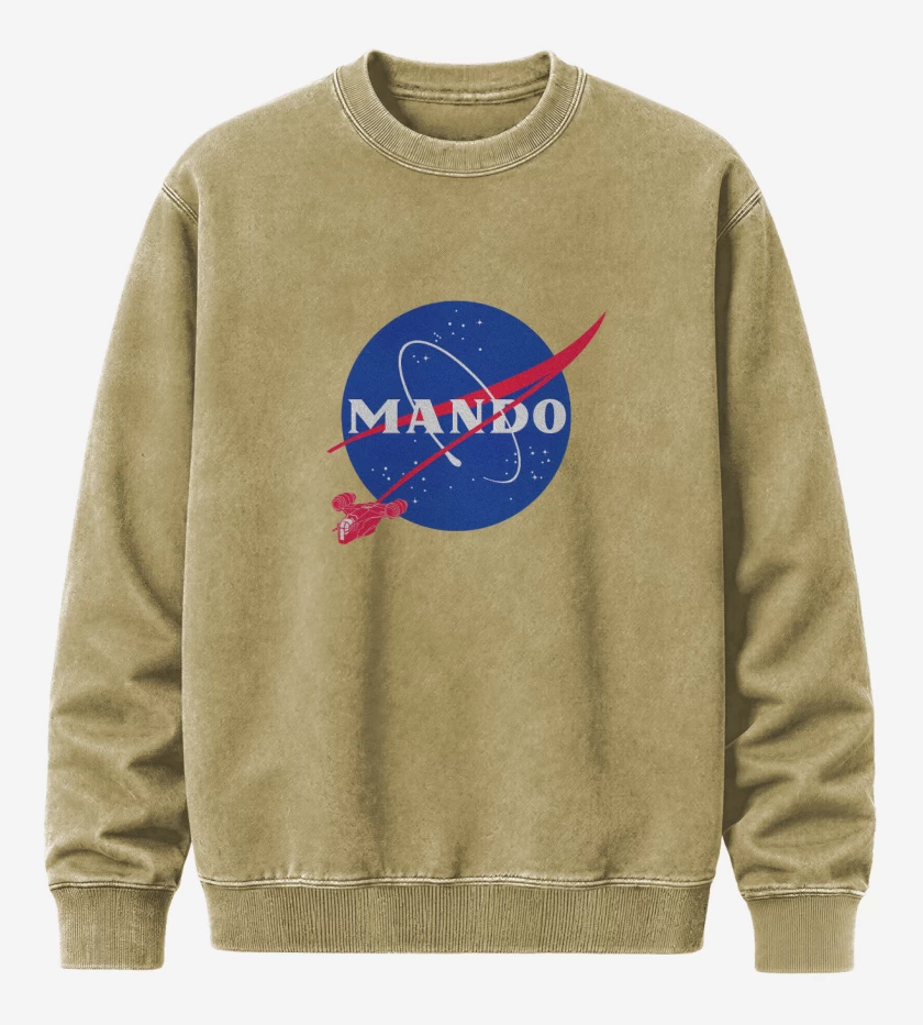 Poleron Polo Acid Wash Beige de Mando nasa