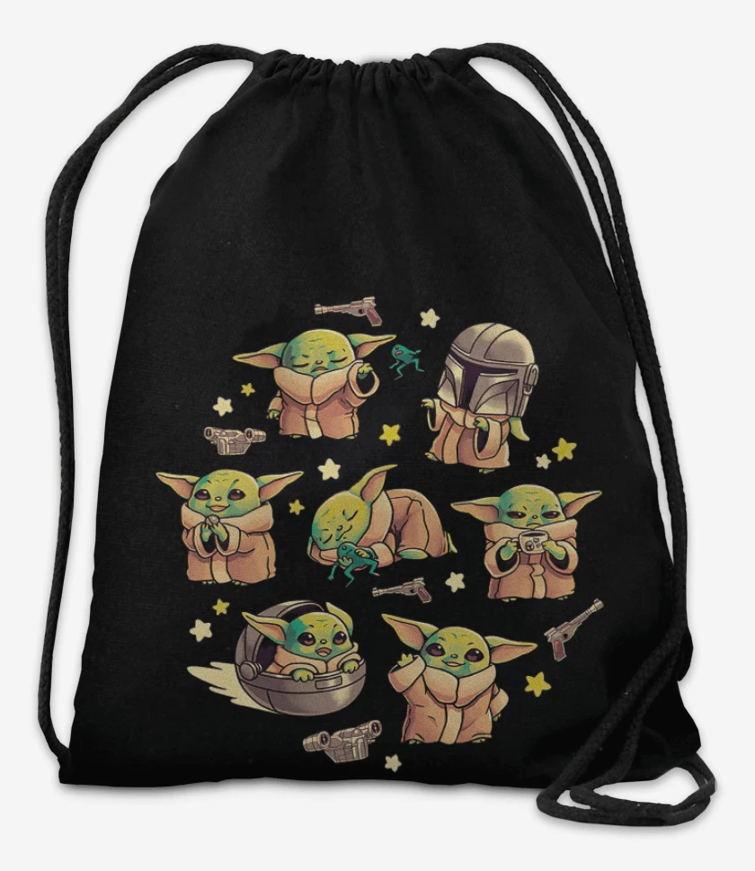 Mochila Negro de La aventuras de grogru