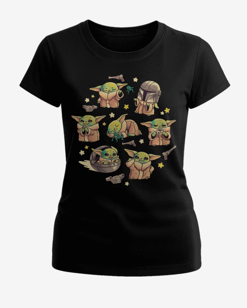 Polera de Mujer Negro de La aventuras de grogru