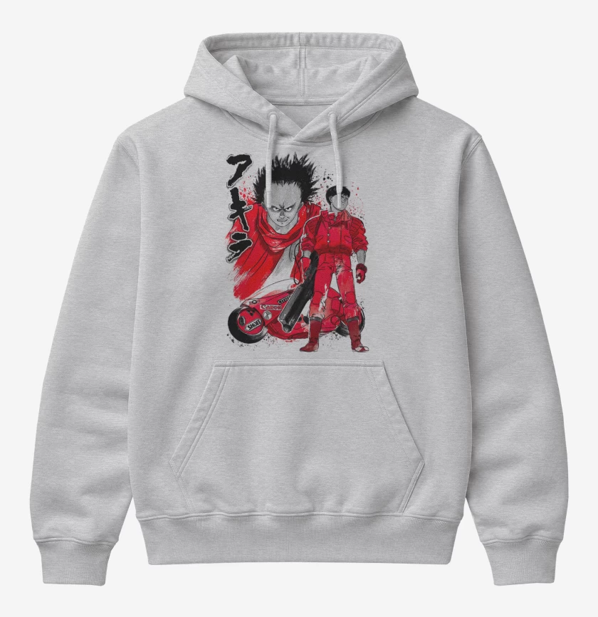Poleron Canguro básico Gris Melange de Tetsuo