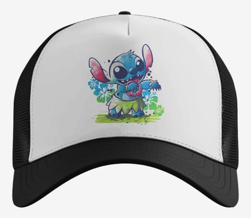 Gorro Stitch hawaiano