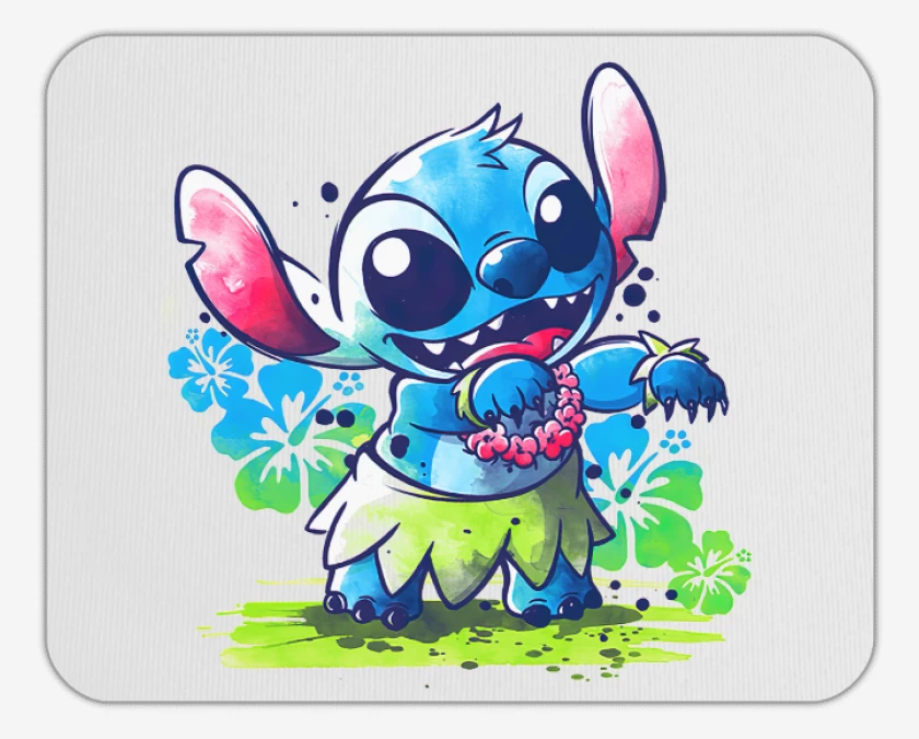 Mousepad Stitch hawaiano