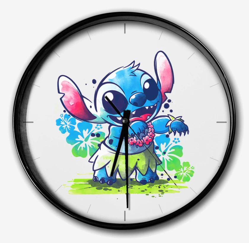 Reloj Stitch hawaiano