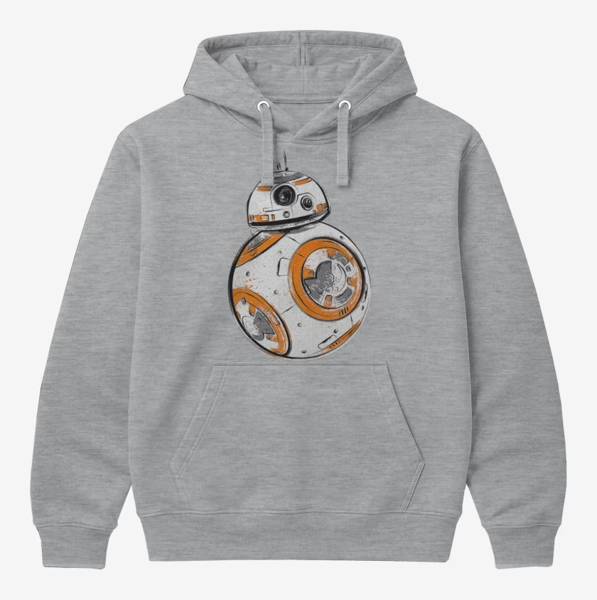 Polerón Canguro Gris Melange de Bb Eight