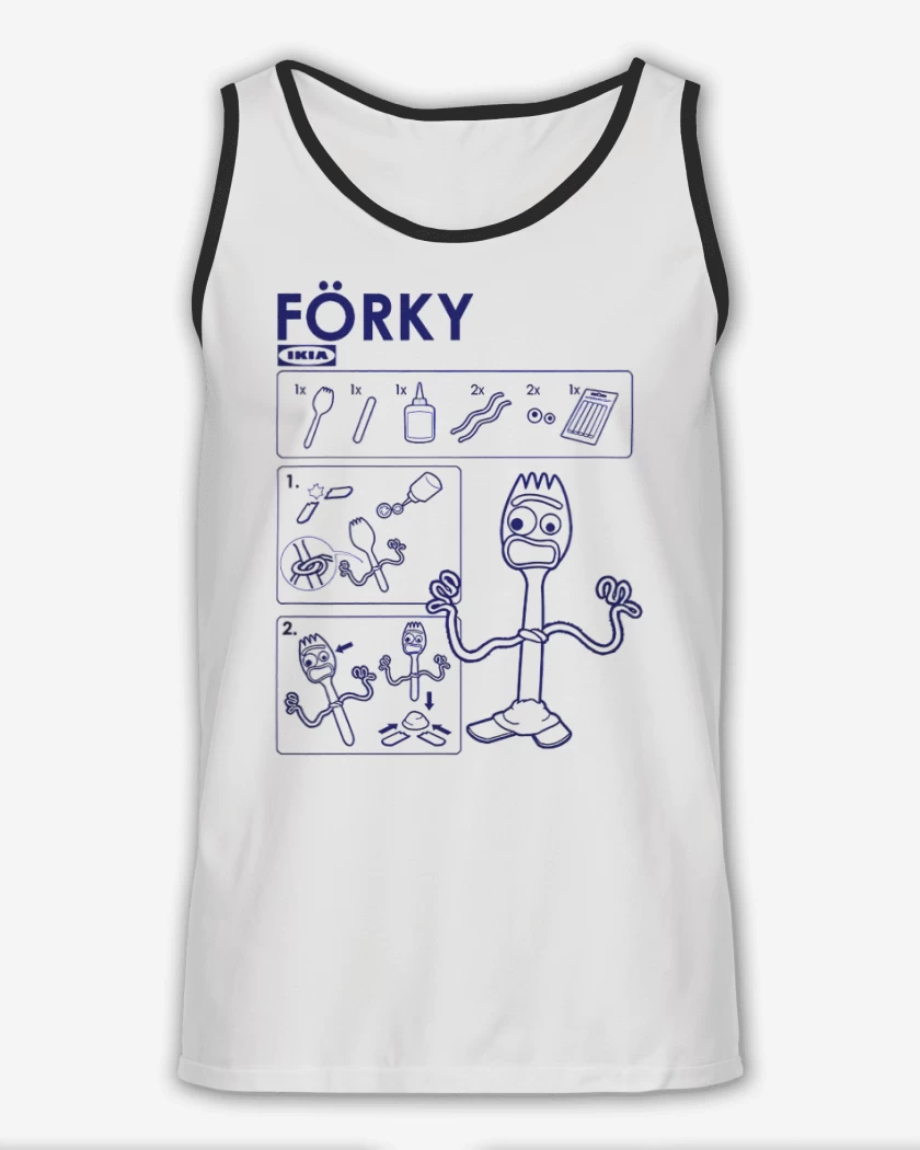 Sudadera Blanco de Forky tutorial