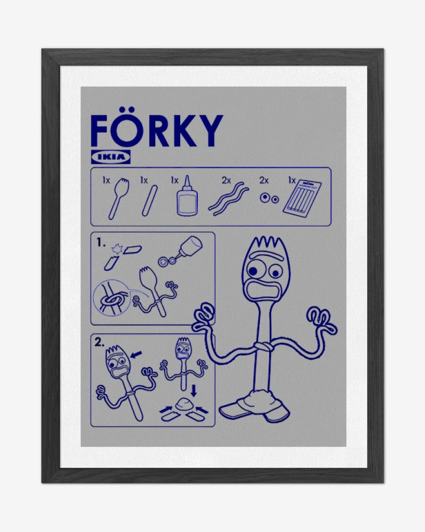 Cuadro decorativo Forky tutorial