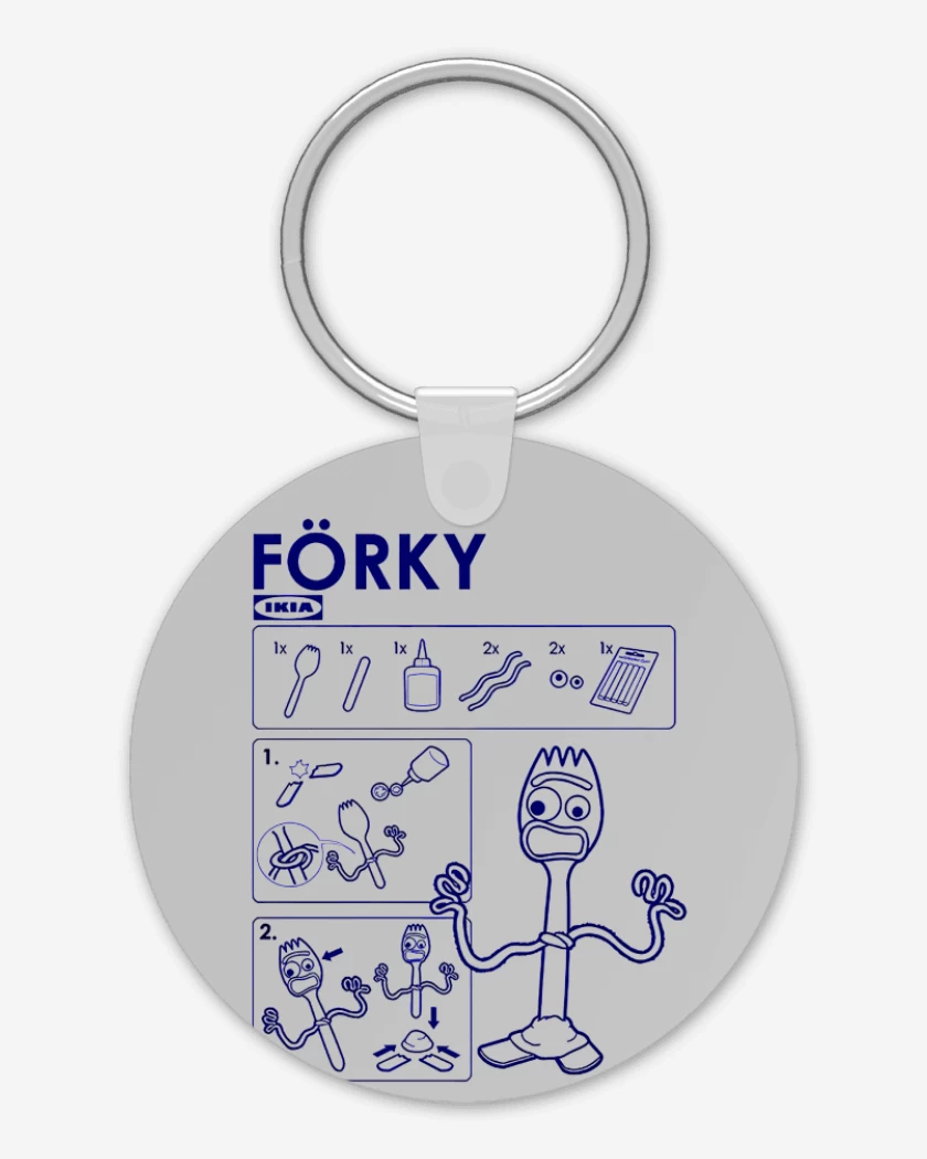 Llavero Forky tutorial