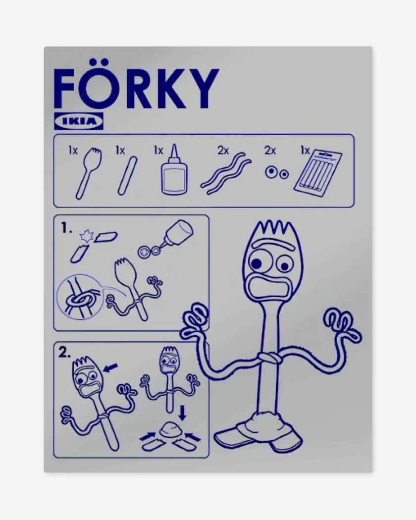 Print metalico Gris Melange de Forky tutorial