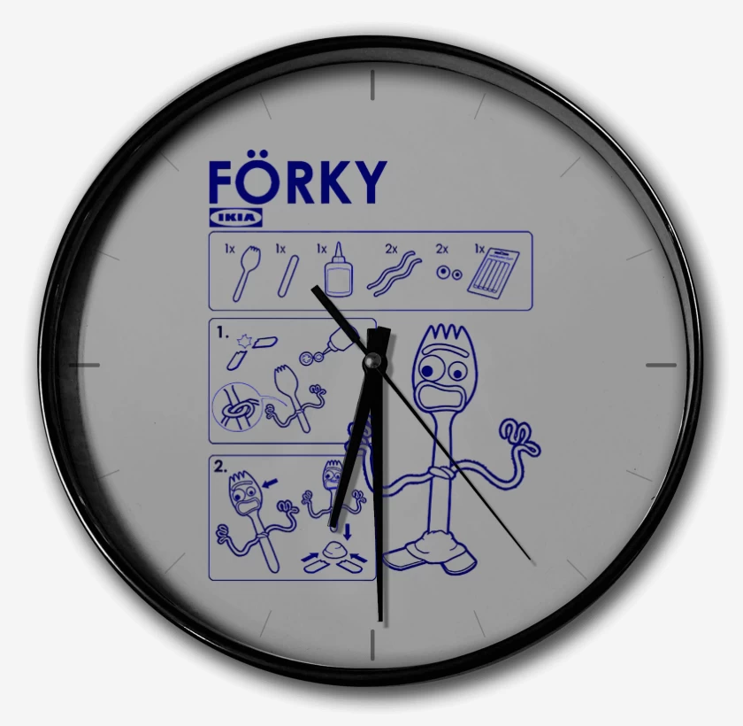 Reloj Forky tutorial