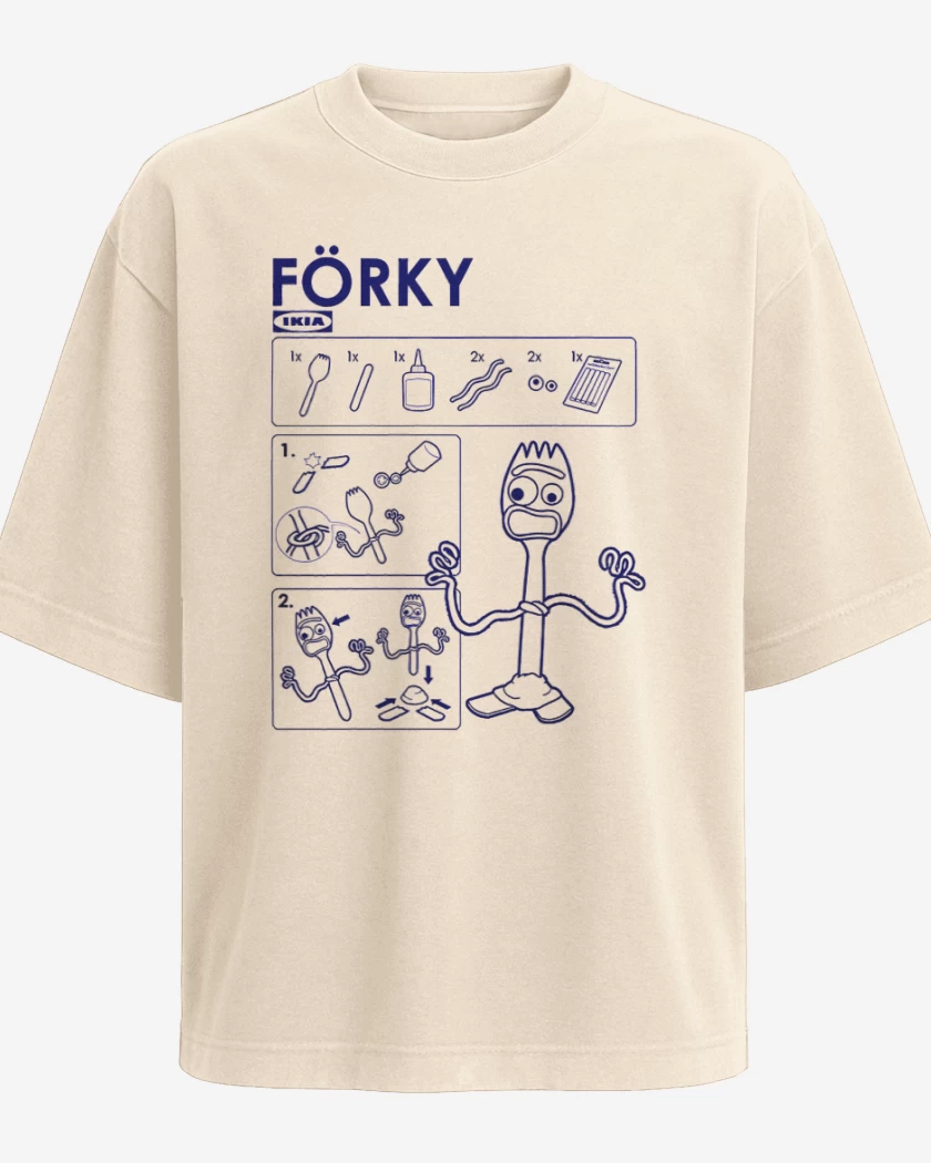 Polera Oversize Forky tutorial