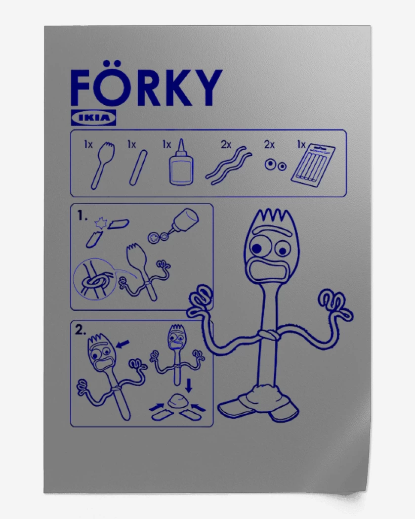 Print Forky tutorial