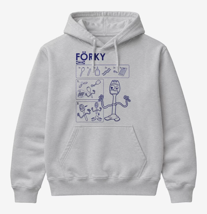 Poleron Canguro básico Forky tutorial