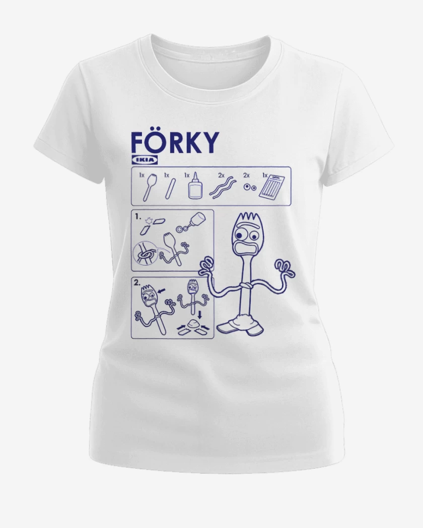 Polera de Mujer Forky tutorial