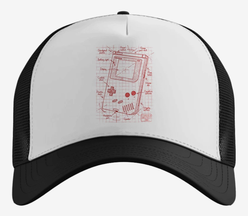 Gorro Game boy boceto