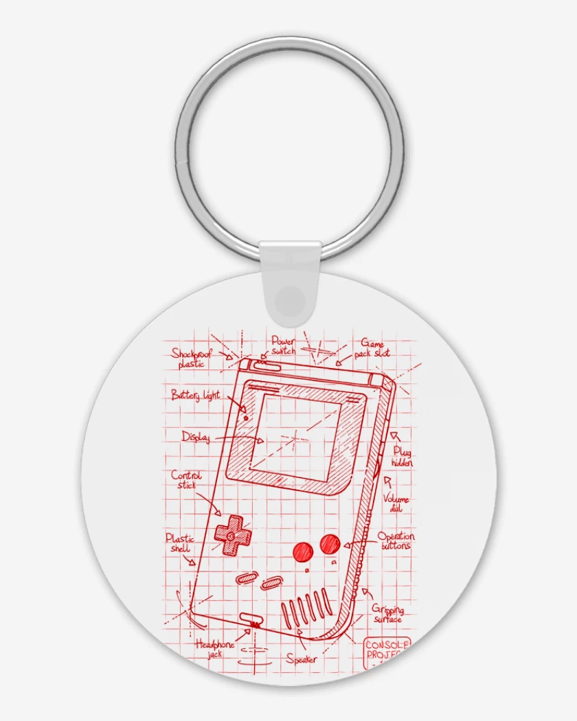 Llavero Game boy boceto