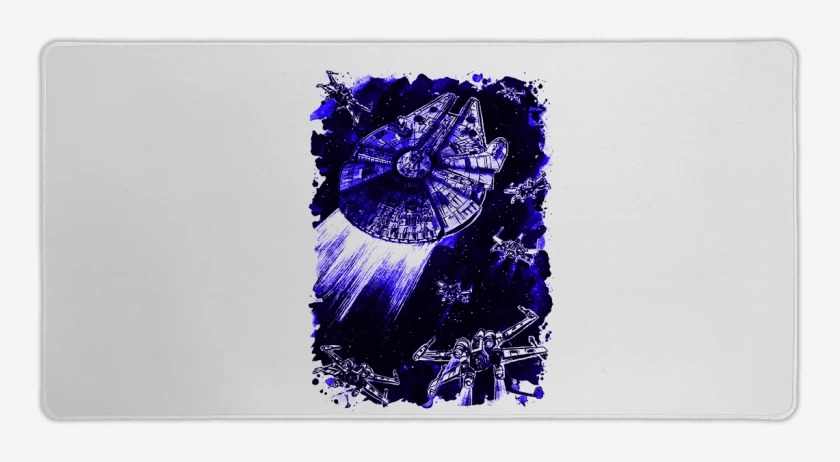 Mouse pad Gamer Blanco de Rebels